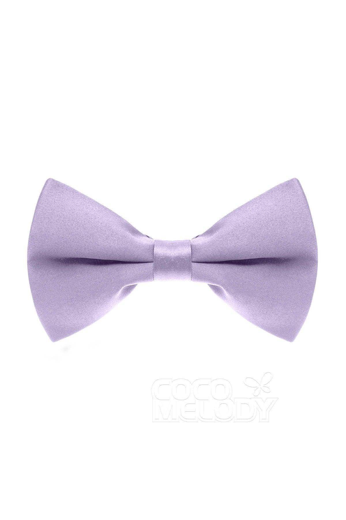 Men's Elastic Silk Like Satin Bow Ties CZ170016 - COCOMELODY