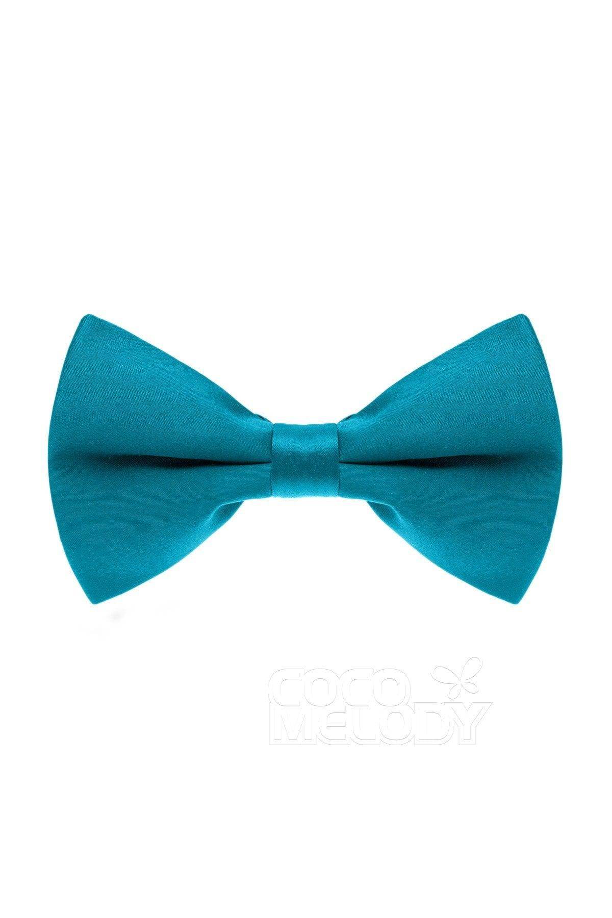Men's Elastic Silk Like Satin Bow Ties CZ170016 - COCOMELODY