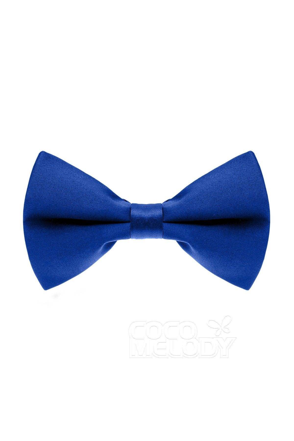 Men's Elastic Silk Like Satin Bow Ties CZ170016 - COCOMELODY