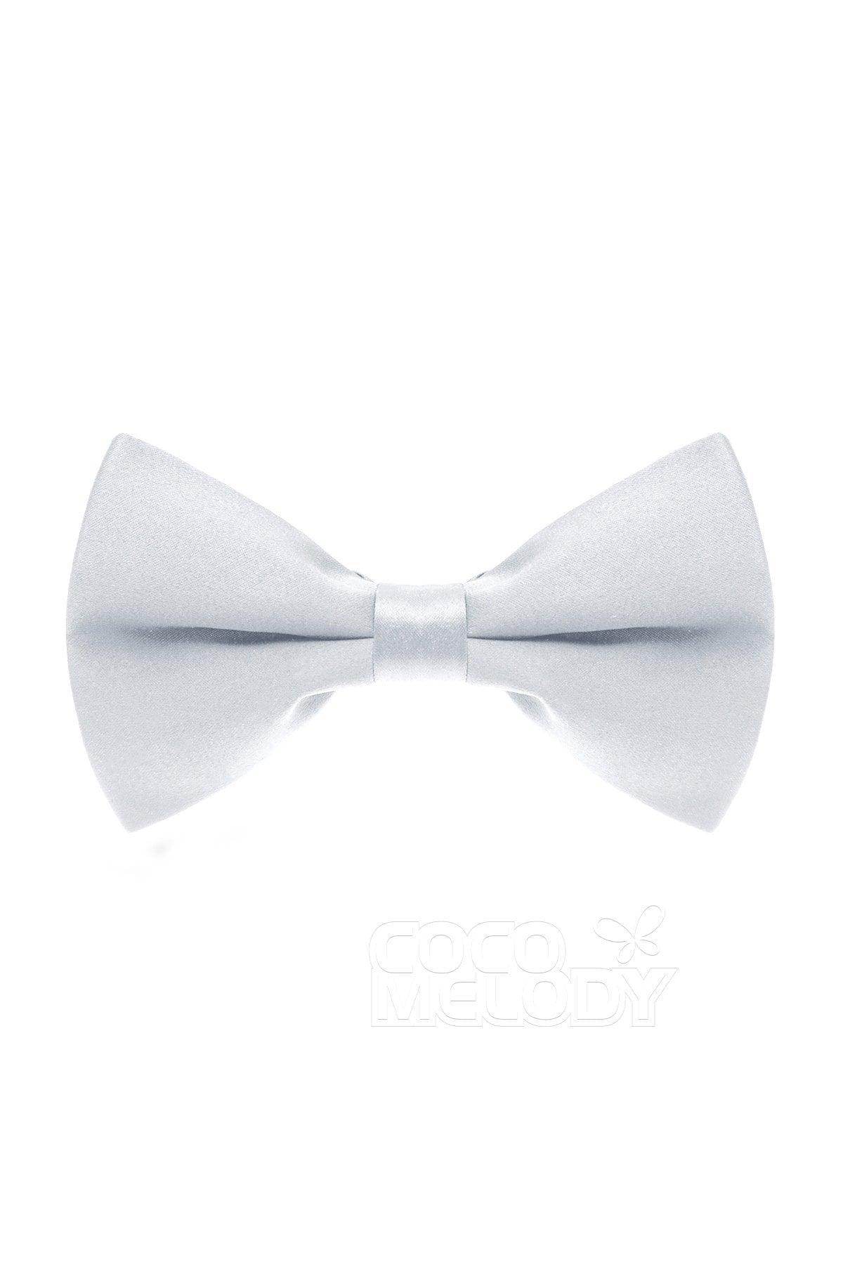 Men's Elastic Silk Like Satin Bow Ties CZ170016 - COCOMELODY