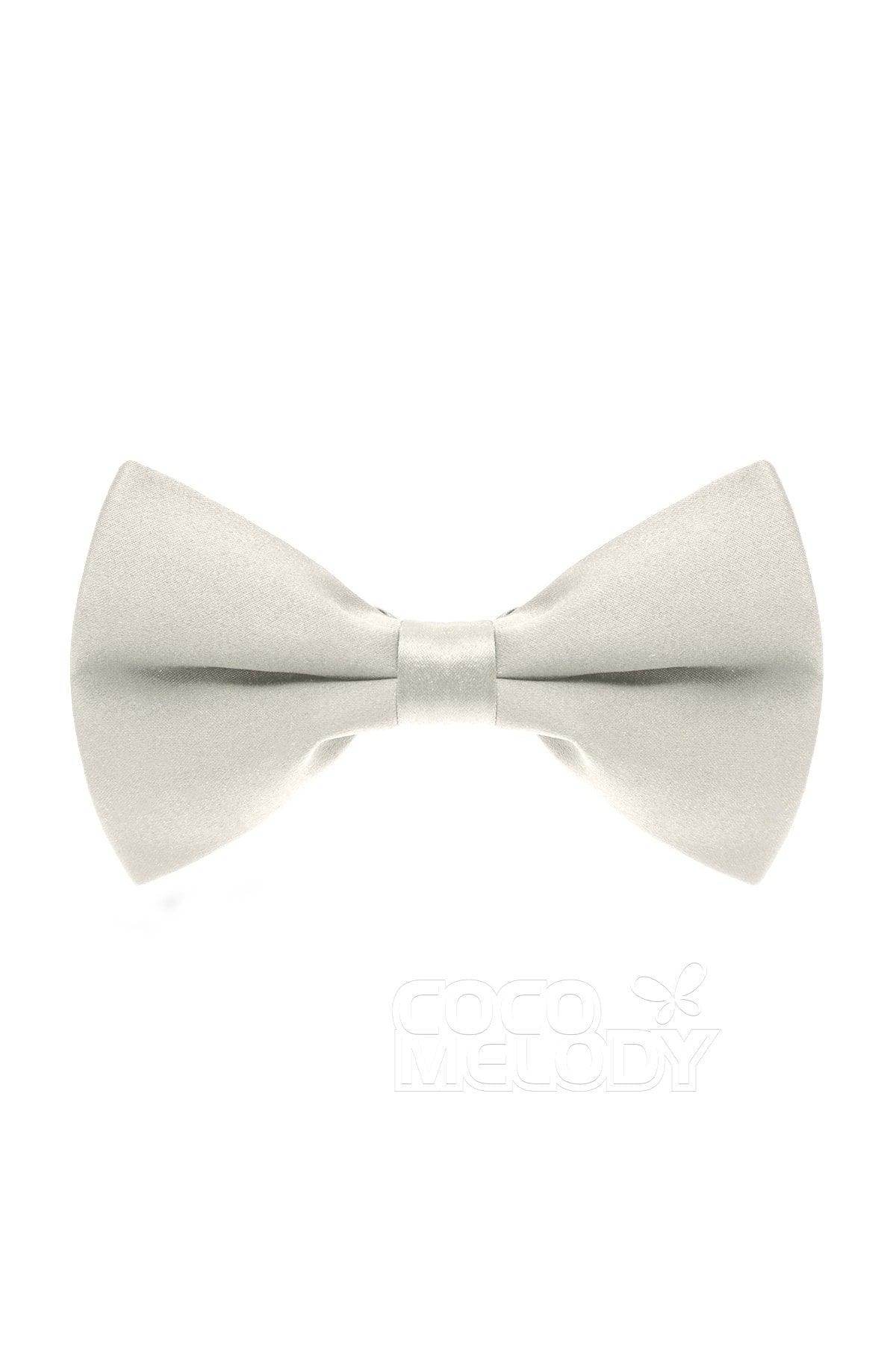 Men's Elastic Silk Like Satin Bow Ties CZ170016 - COCOMELODY
