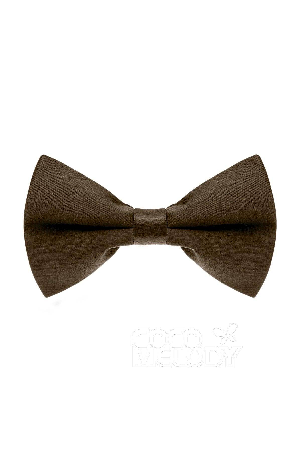 Men's Elastic Silk Like Satin Bow Ties CZ170016 - COCOMELODY