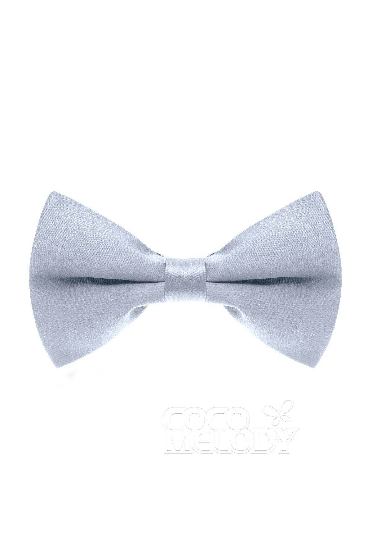 Men's Elastic Silk Like Satin Bow Ties CZ170016 - COCOMELODY