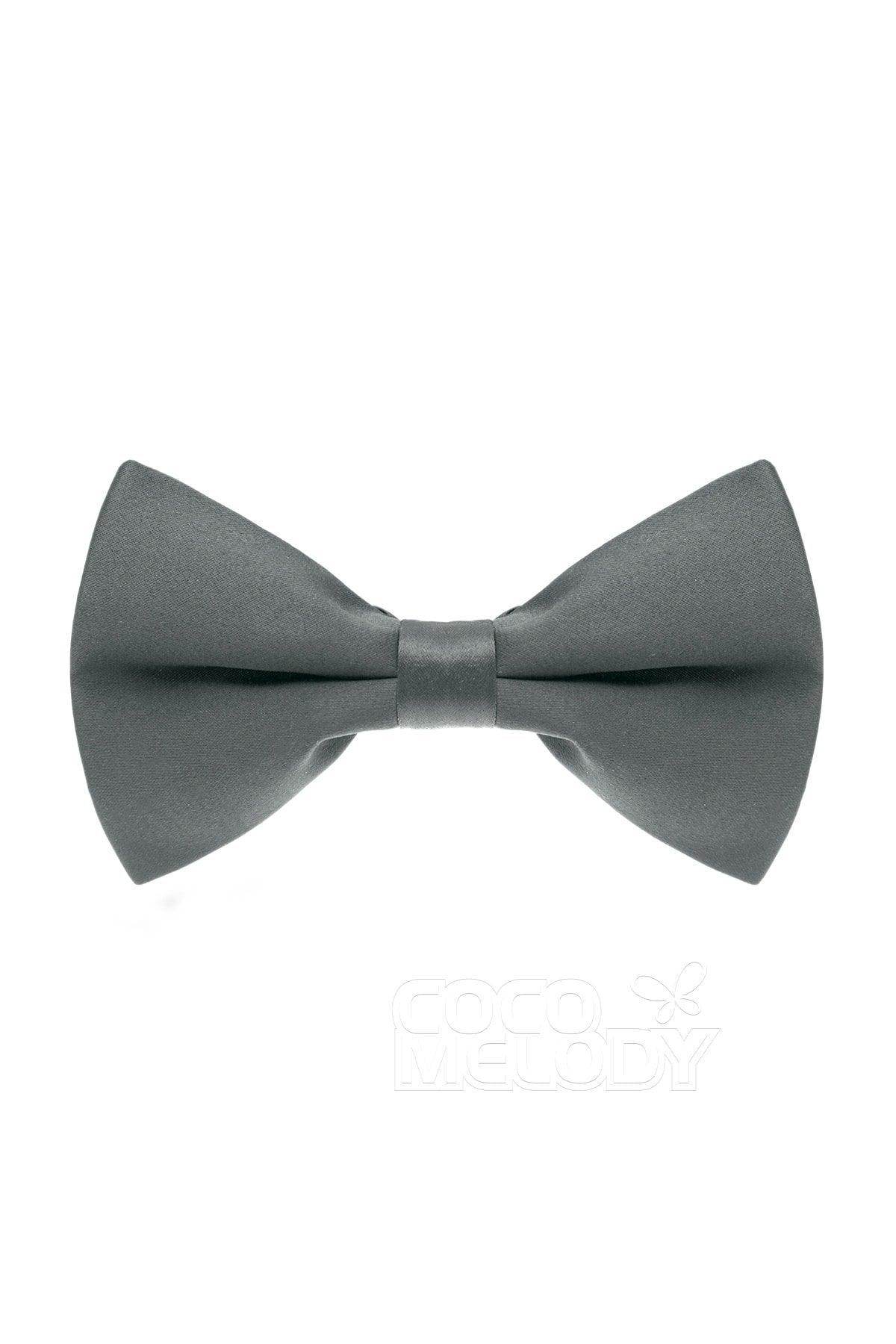 Men's Elastic Silk Like Satin Bow Ties CZ170016 - COCOMELODY