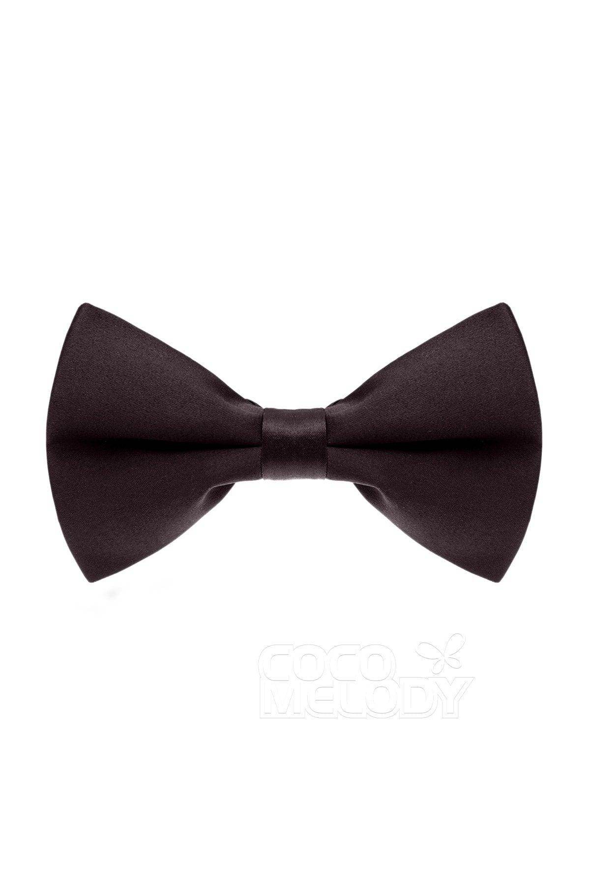 Men's Elastic Silk Like Satin Bow Ties CZ170016 - COCOMELODY