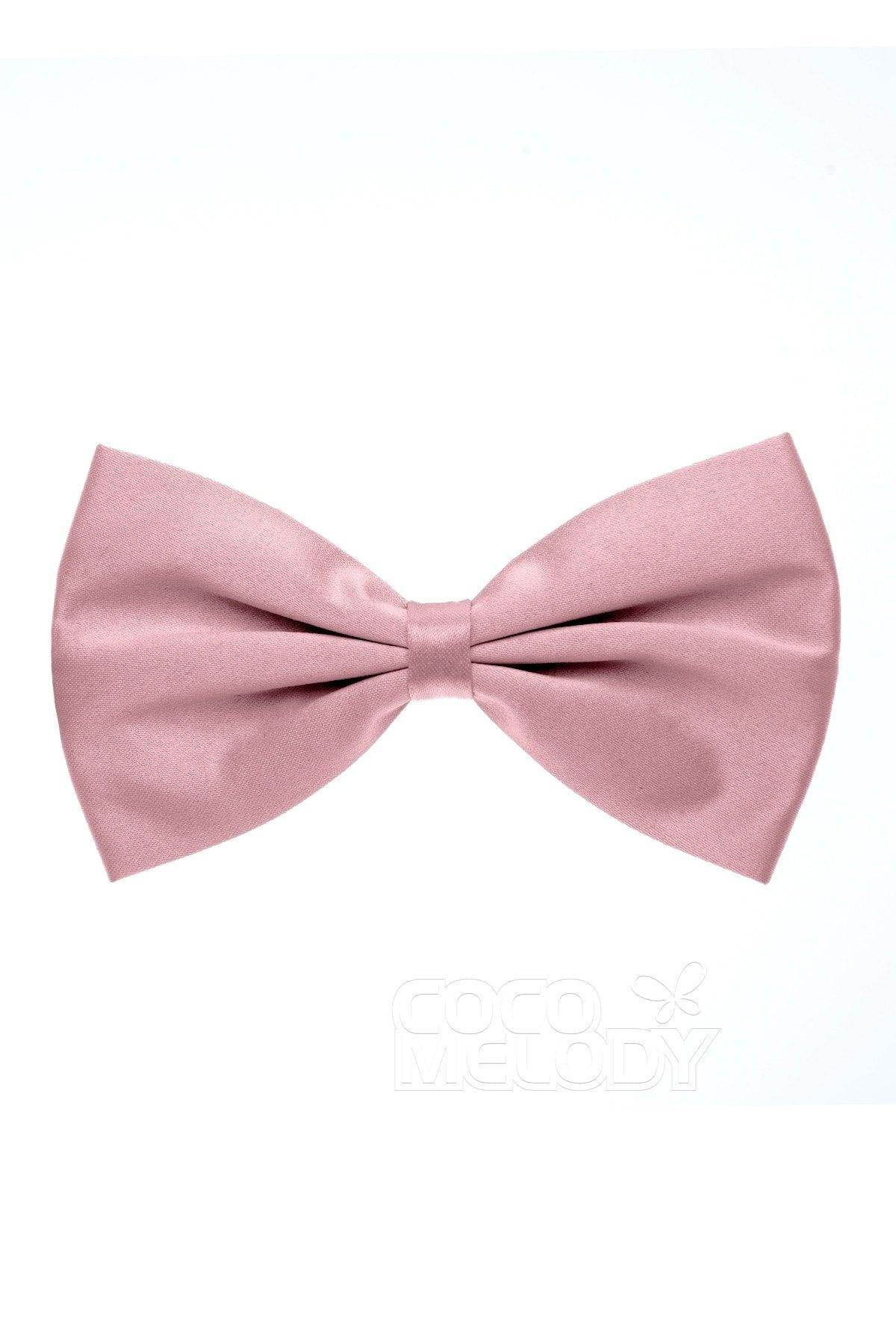 Men's Elastic Silk Like Satin Bow Ties CZ170017 - COCOMELODY
