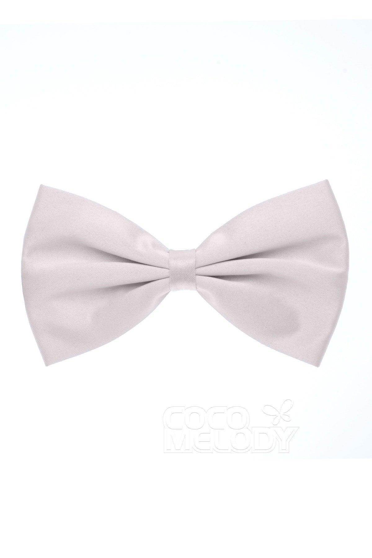Men's Elastic Silk Like Satin Bow Ties CZ170017 - COCOMELODY