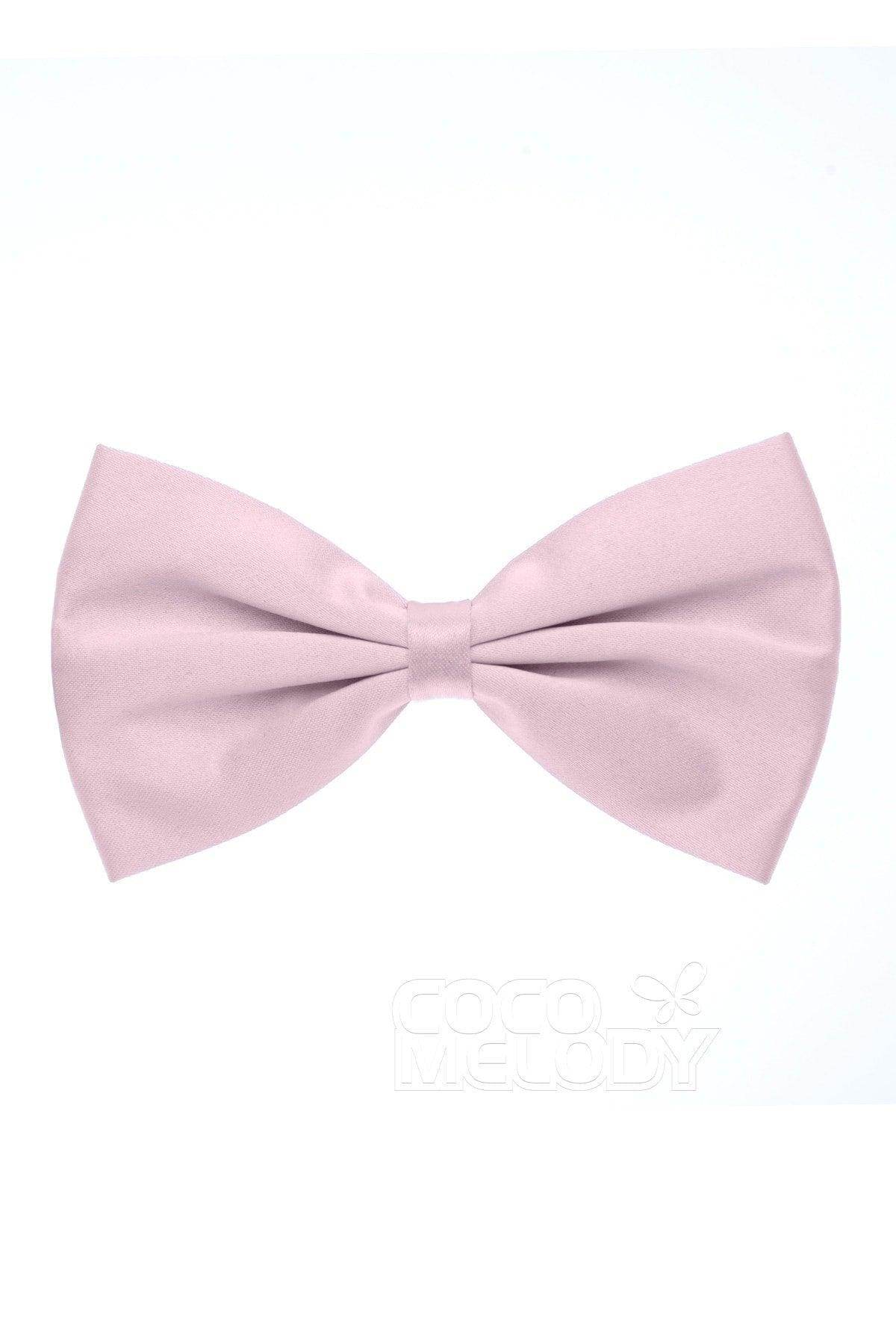 Men's Elastic Silk Like Satin Bow Ties CZ170017 - COCOMELODY