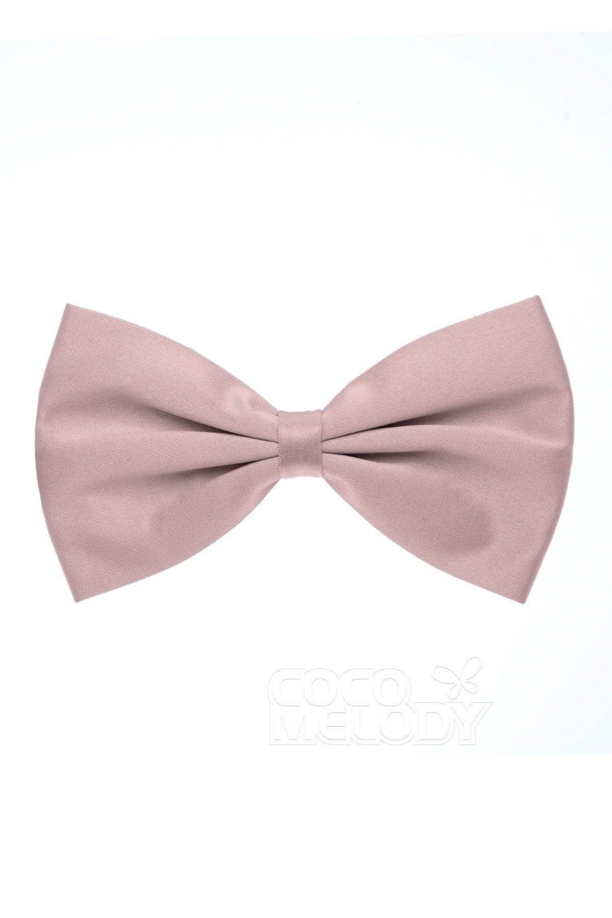 Men's Elastic Silk Like Satin Bow Ties CZ170017 - COCOMELODY