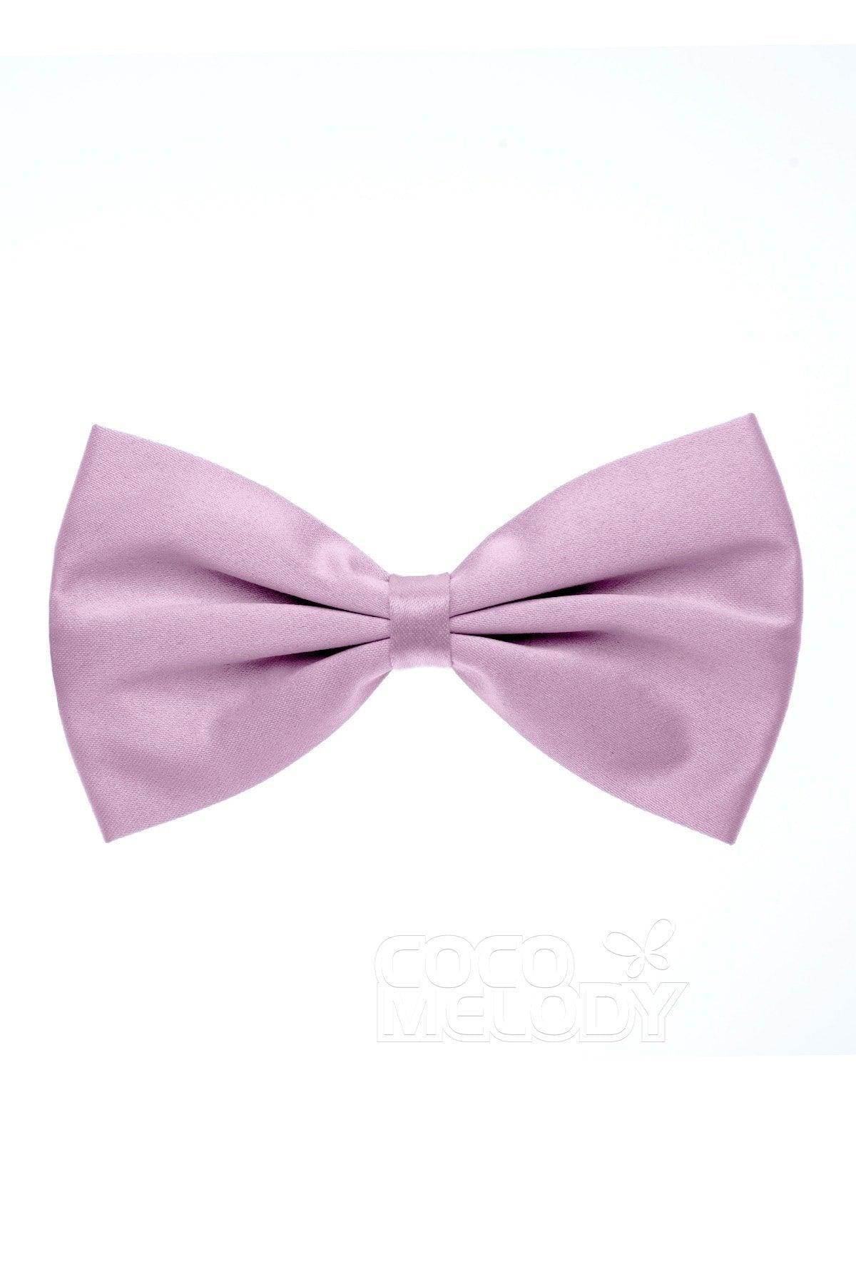 Men's Elastic Silk Like Satin Bow Ties CZ170017 - COCOMELODY
