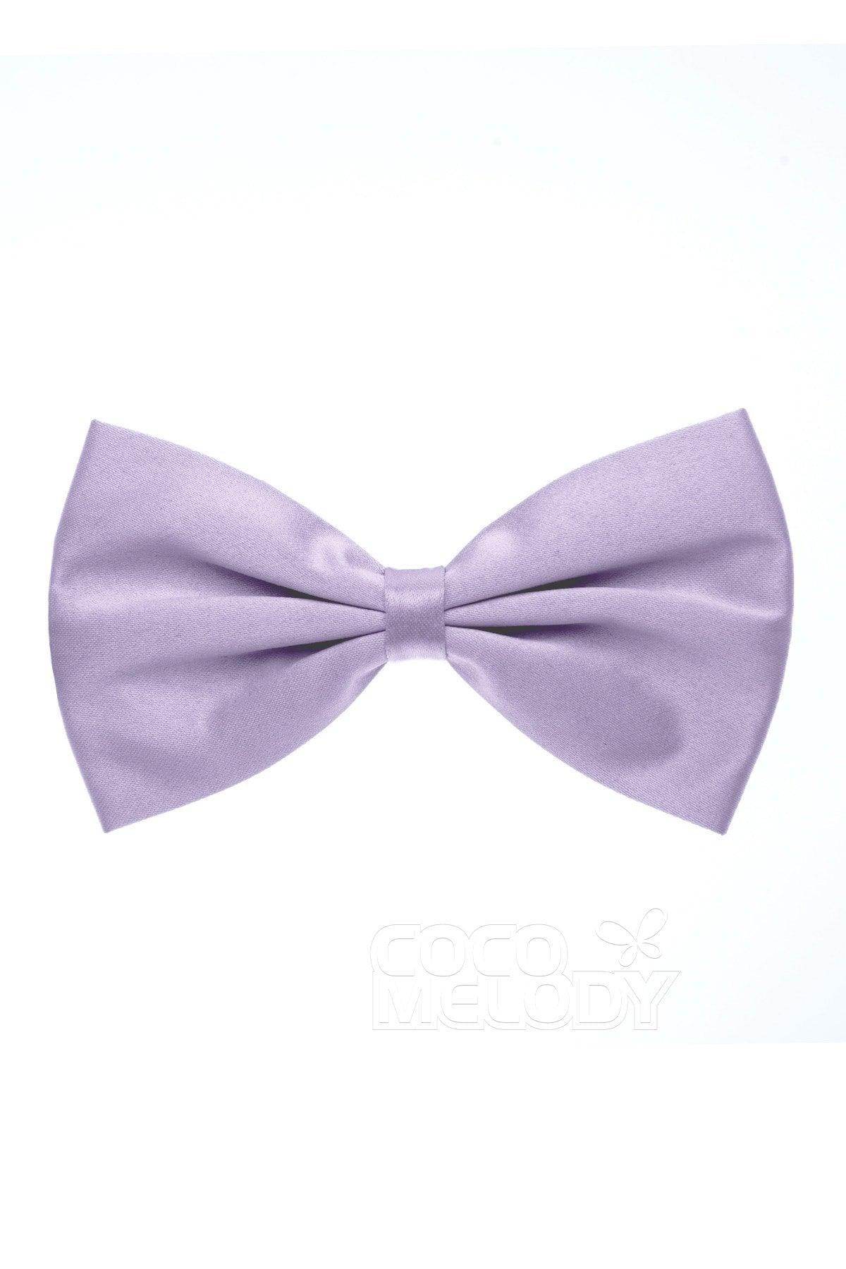 Men's Elastic Silk Like Satin Bow Ties CZ170017 - COCOMELODY