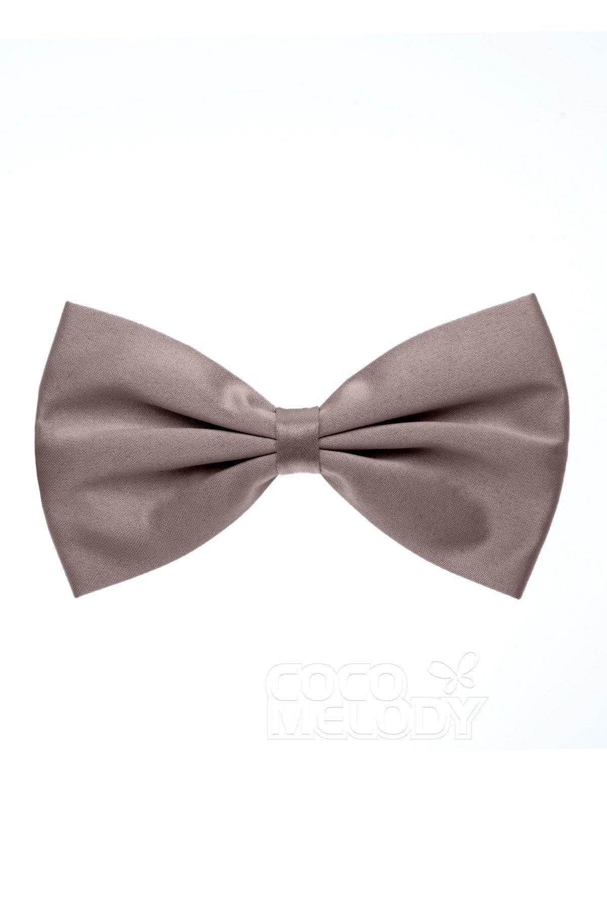 Men's Elastic Silk Like Satin Bow Ties CZ170017 - COCOMELODY