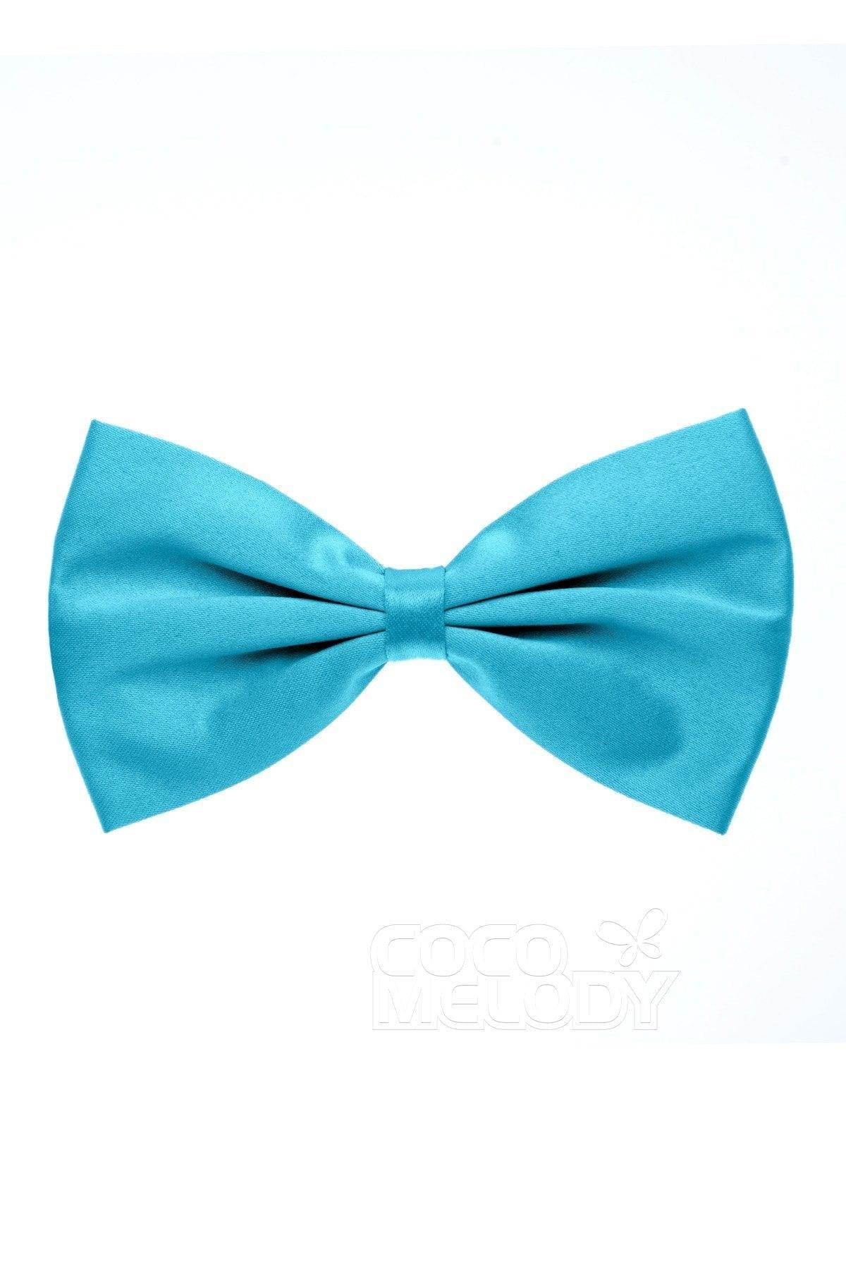 Men's Elastic Silk Like Satin Bow Ties CZ170017 - COCOMELODY