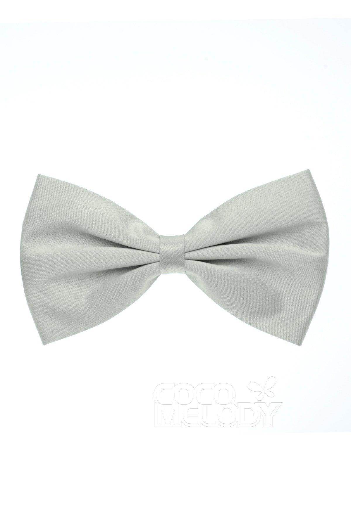 Men's Elastic Silk Like Satin Bow Ties CZ170017 - COCOMELODY