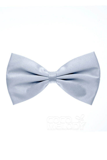Men's Elastic Silk Like Satin Bow Ties CZ170017 - COCOMELODY