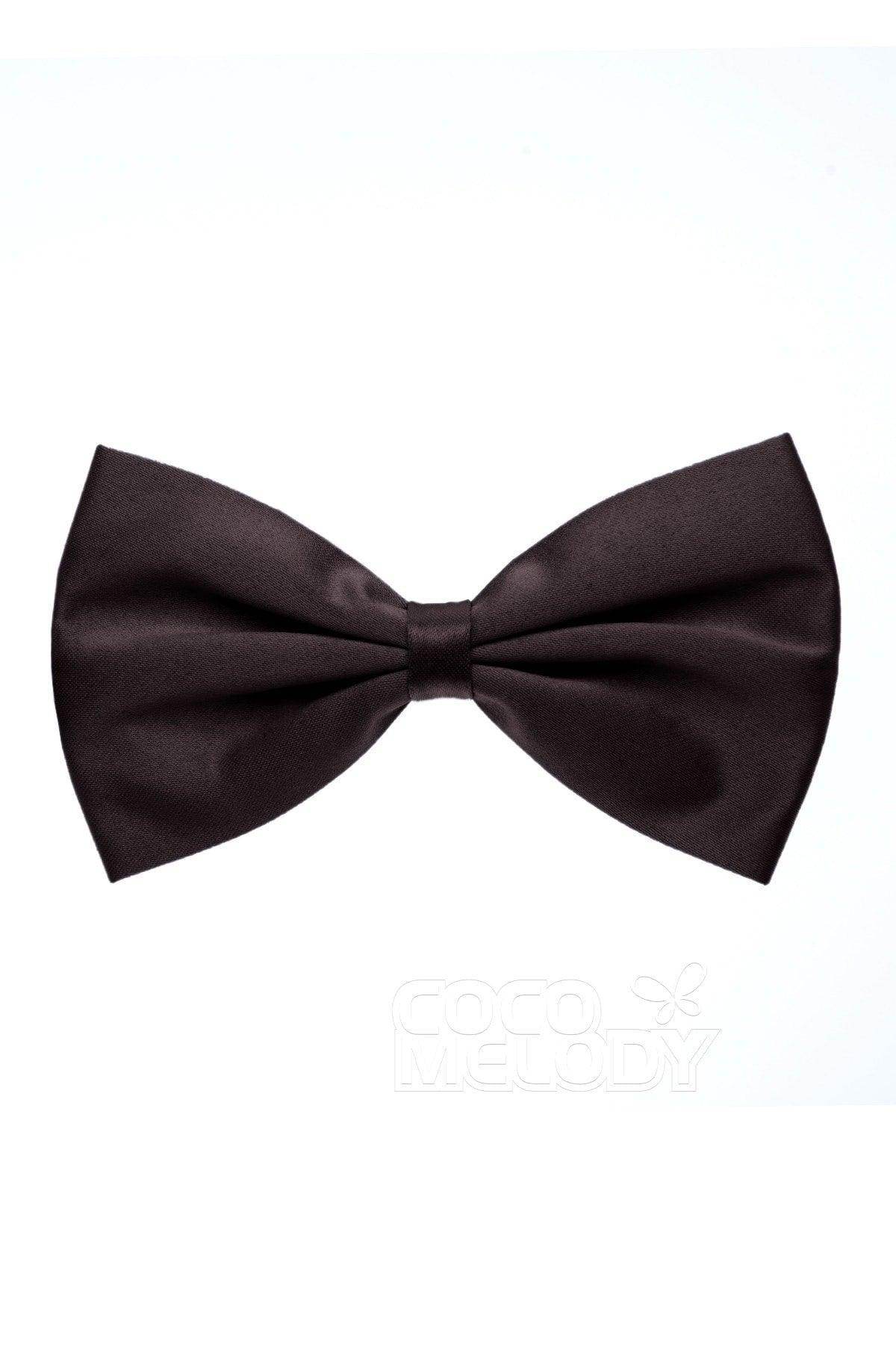 Men's Elastic Silk Like Satin Bow Ties CZ170017 - COCOMELODY