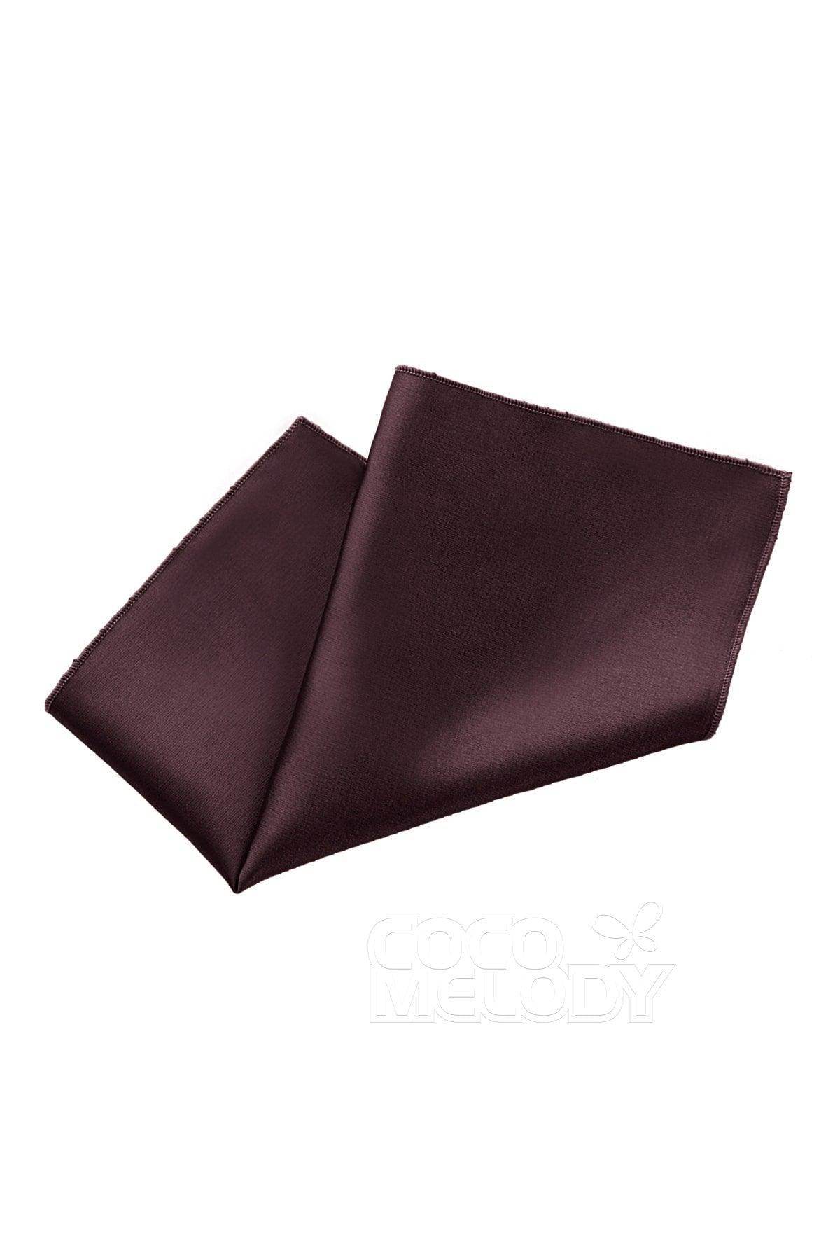 Elastic Silk Like Satin Pocket Square CZ170019 - COCOMELODY