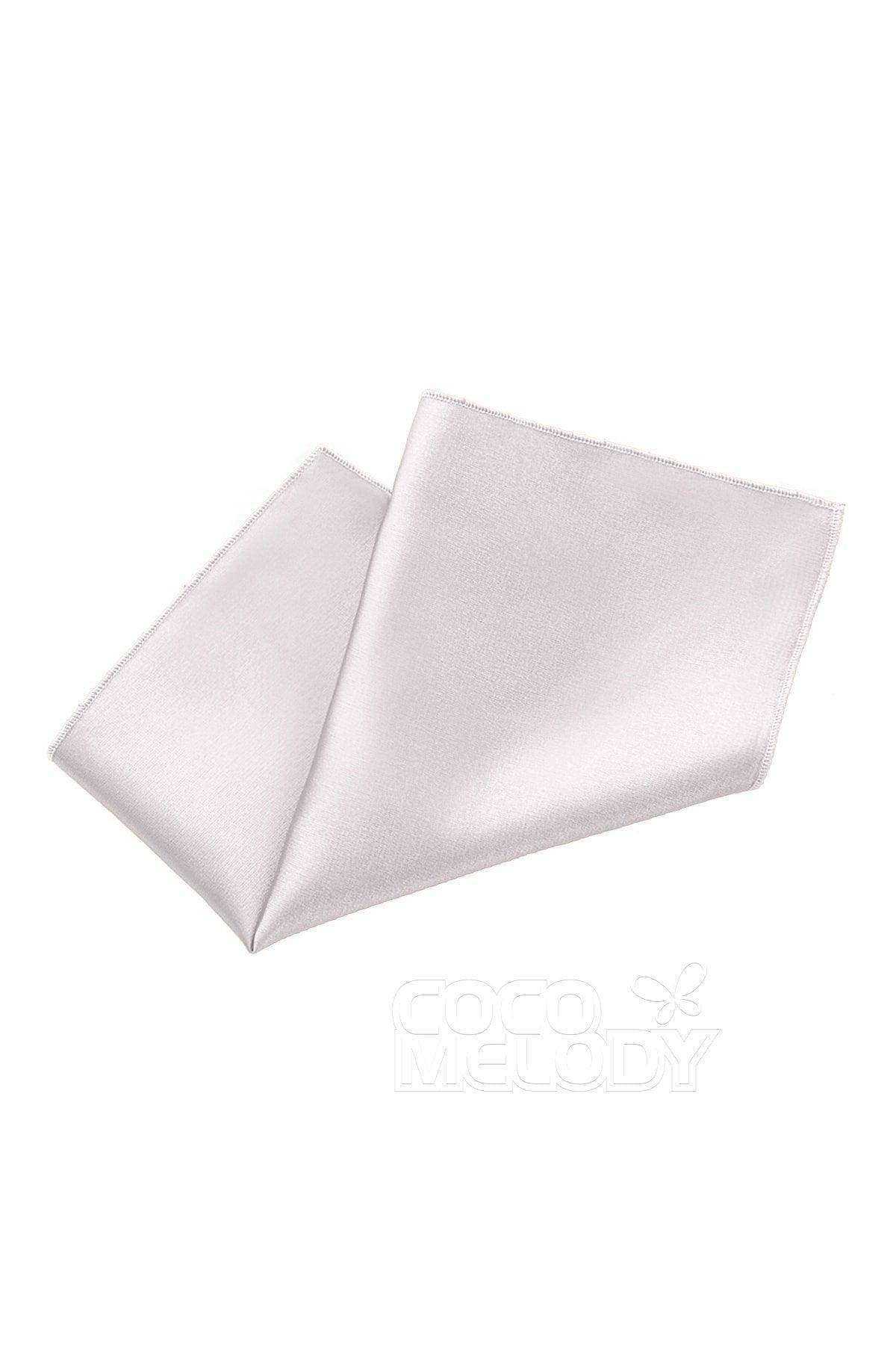 Elastic Silk Like Satin Pocket Square CZ170019 - COCOMELODY