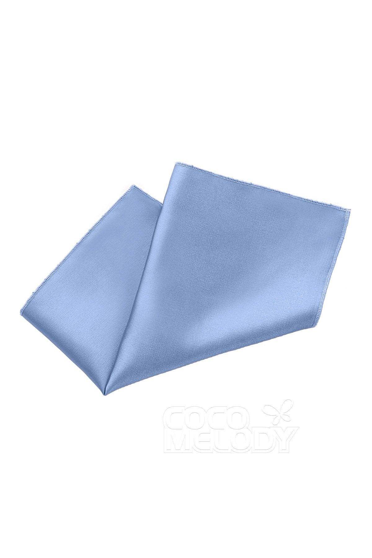 Elastic Silk Like Satin Pocket Square CZ170019 - COCOMELODY