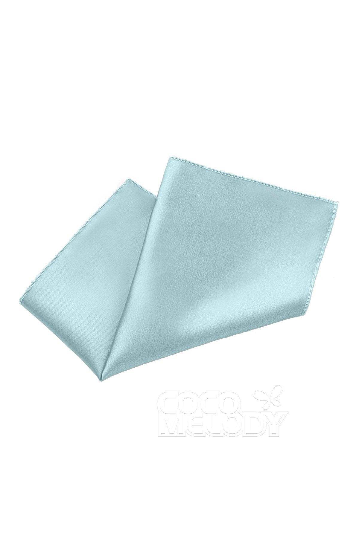 Elastic Silk Like Satin Pocket Square CZ170019 - COCOMELODY