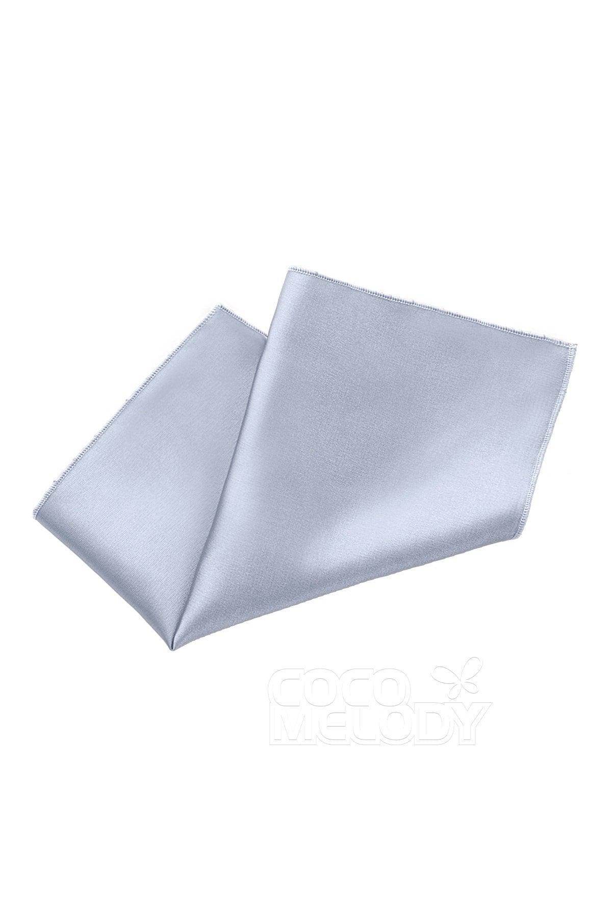 Elastic Silk Like Satin Pocket Square CZ170019 - COCOMELODY