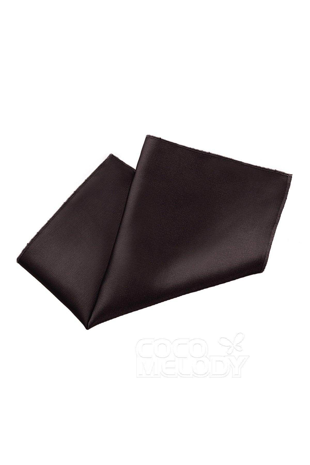 Elastic Silk Like Satin Pocket Square CZ170019 - COCOMELODY