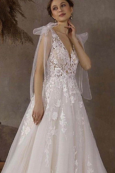 Dreamy sweet bow shoulder dress with halter Fairy dress accessories 694115158993 - COCOMELODY