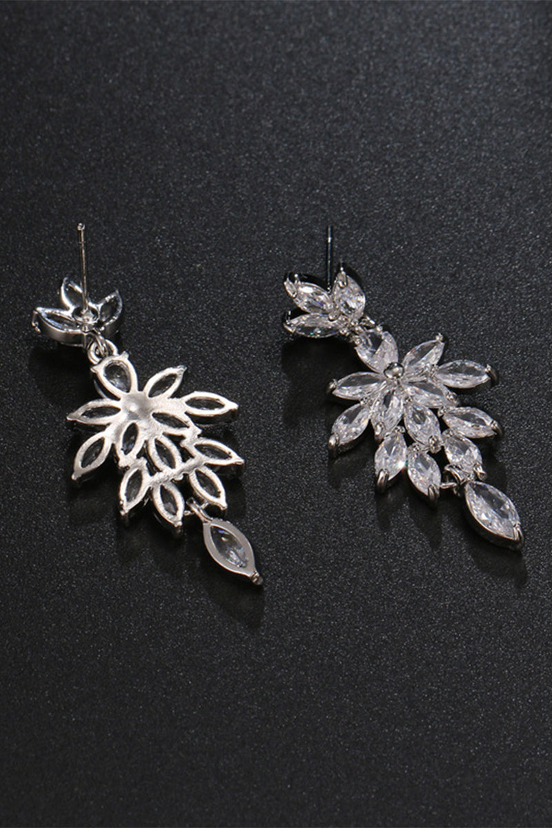 Luxurious Rhinestone Drop Earrings 693880171426