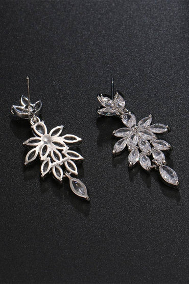 Luxurious Rhinestone Drop Earrings 693880171426 - COCOMELODY