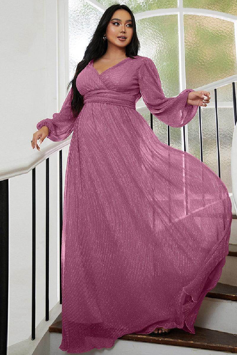 A-Line Sweep-Brush Train Sequined dress 693139650702 - COCOMELODY
