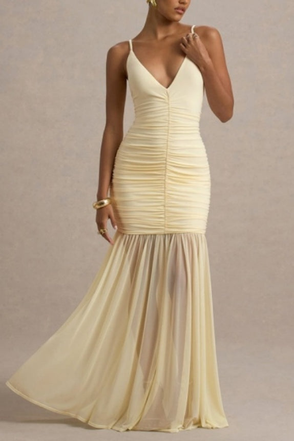 Mermaid Maxi Stretch Formal Evening Dresses 937452234687