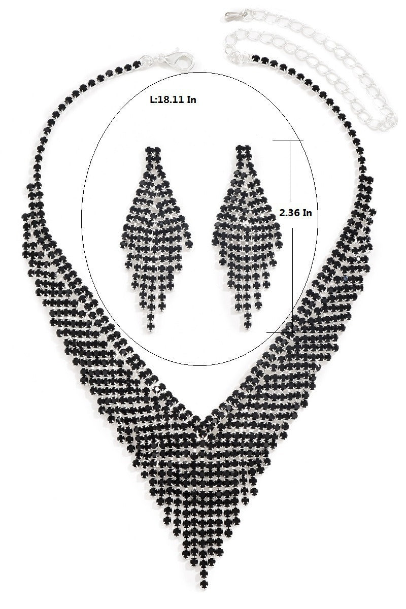 Wedding Earrings/Necklace Jewelry Sets (Set of 2) 752485426605