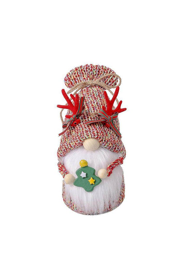 Christmas tree faceless doll knitted plush candy dwarf doll adornment 717301380688 - COCOMELODY