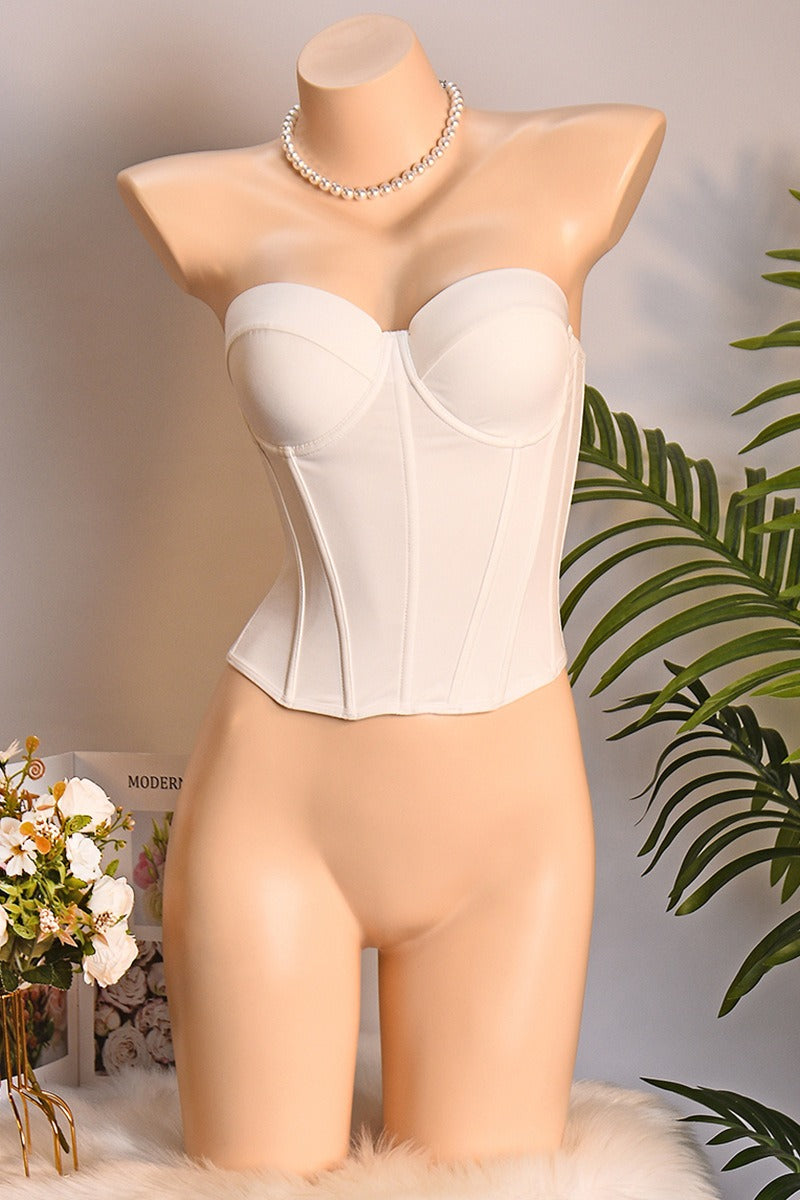 Strapless Backless Corset Bridal Bra 931536941745