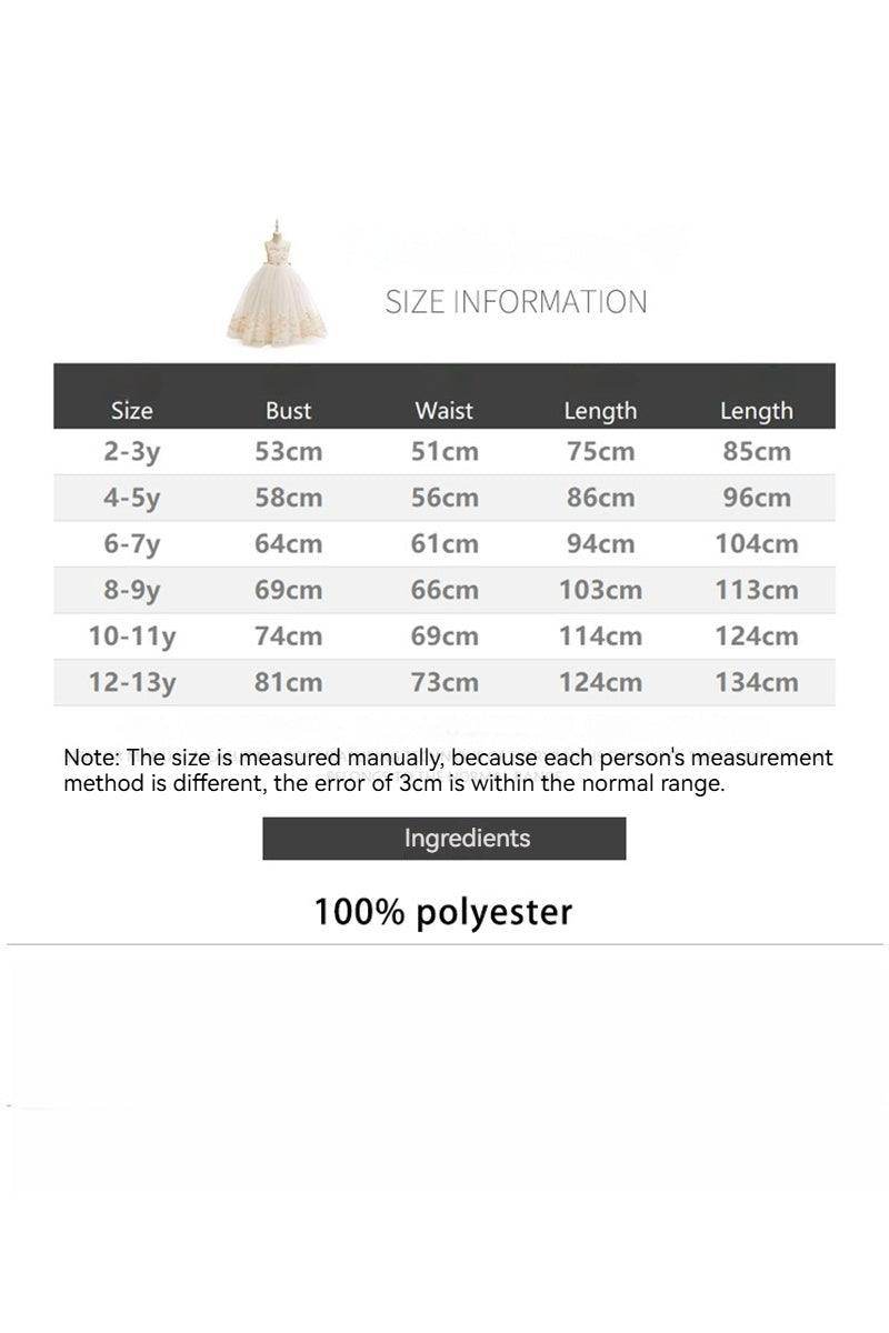 A-Line Illusion Neck Sleeveless Lace/Tulle Flower Girl Dresses 687333472255 - COCOMELODY