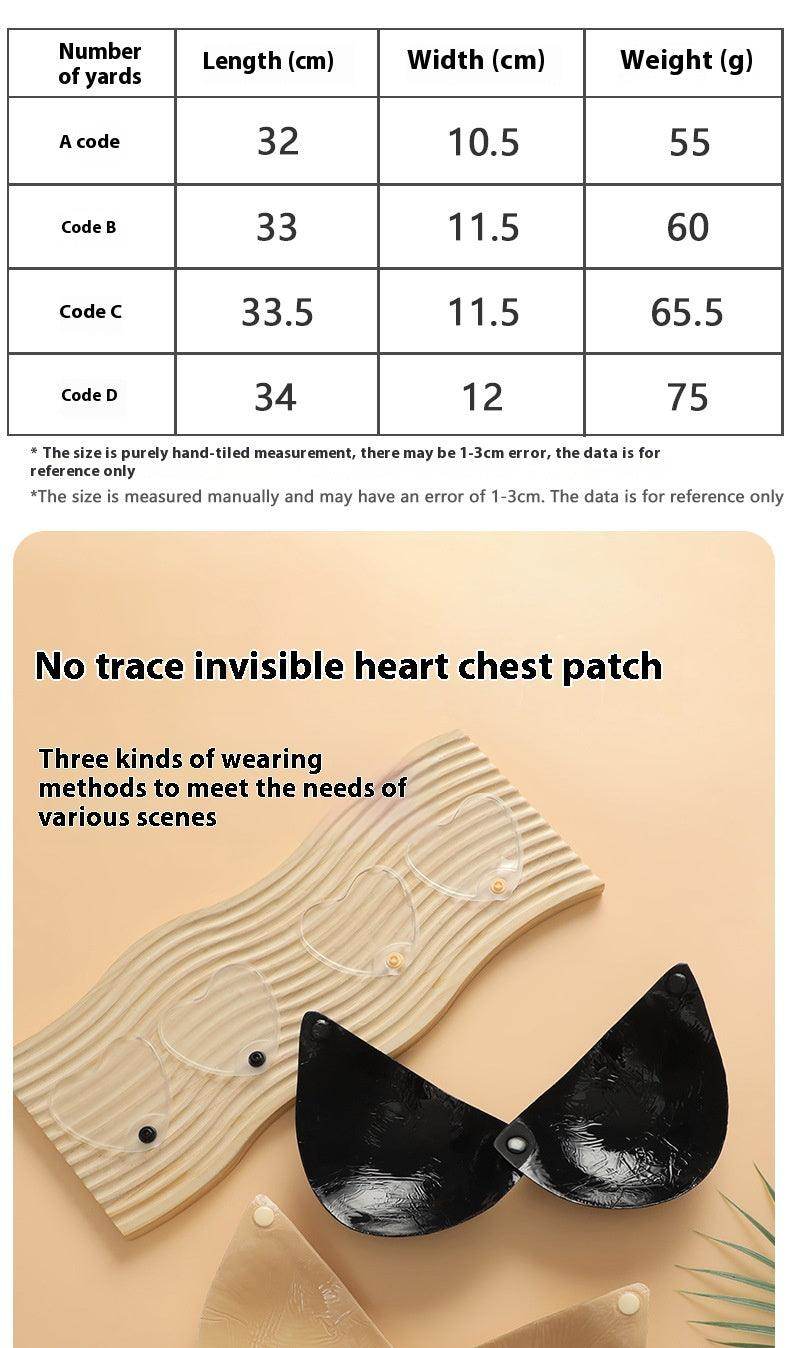 Spandex invisible self-adhesive topper bra 742745319908 - COCOMELODY