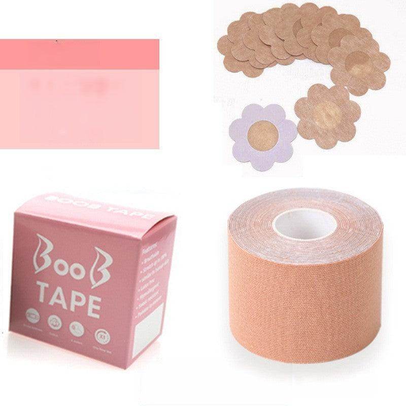 Disposable free size breast tape Anti-sweat breathable gathering anti-sag invisible lift tape for wedding dress with anti-slip bandage 695004683874 - COCOMELODY