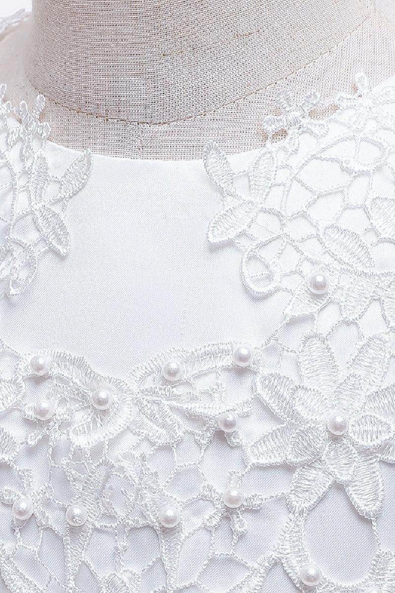 Ball-Gown Scoop Neck Sleeveless Floor-Length Lace/Tulle Flower Girl Dresses 669112568621 - COCOMELODY