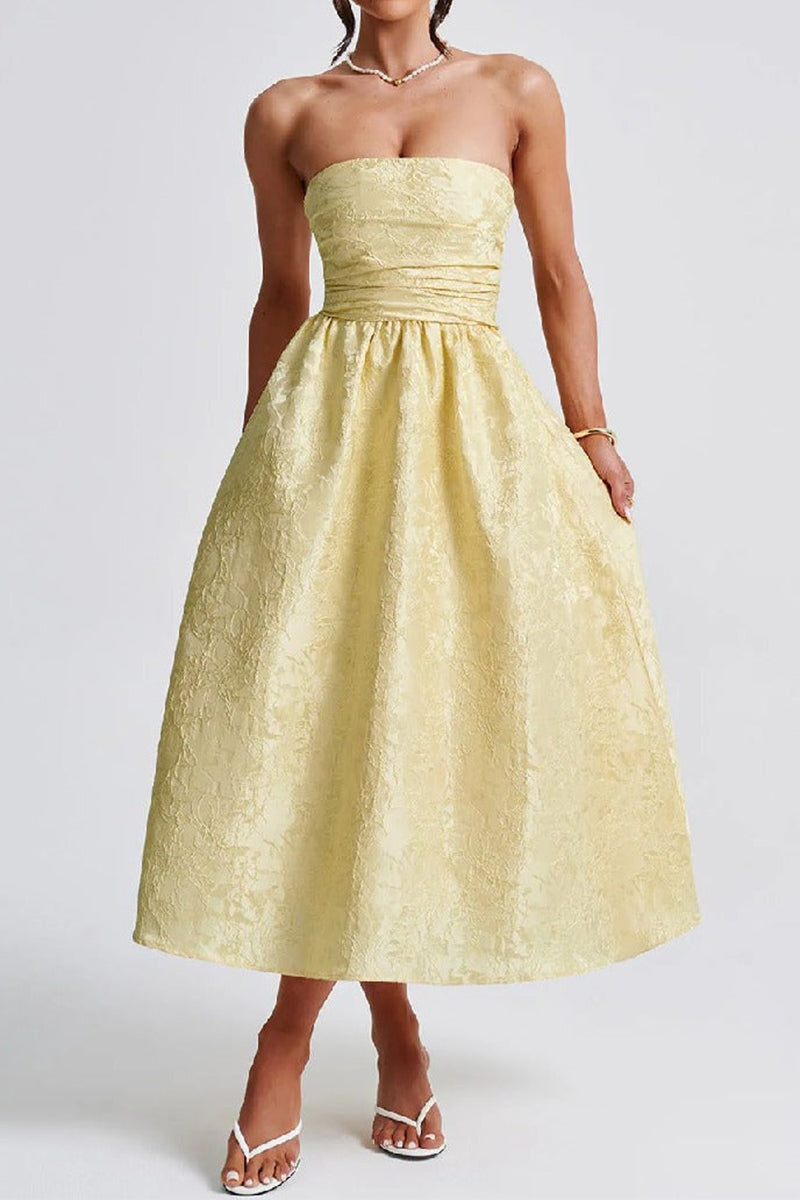 A-Line Midi Jacquard Dress 885712252250