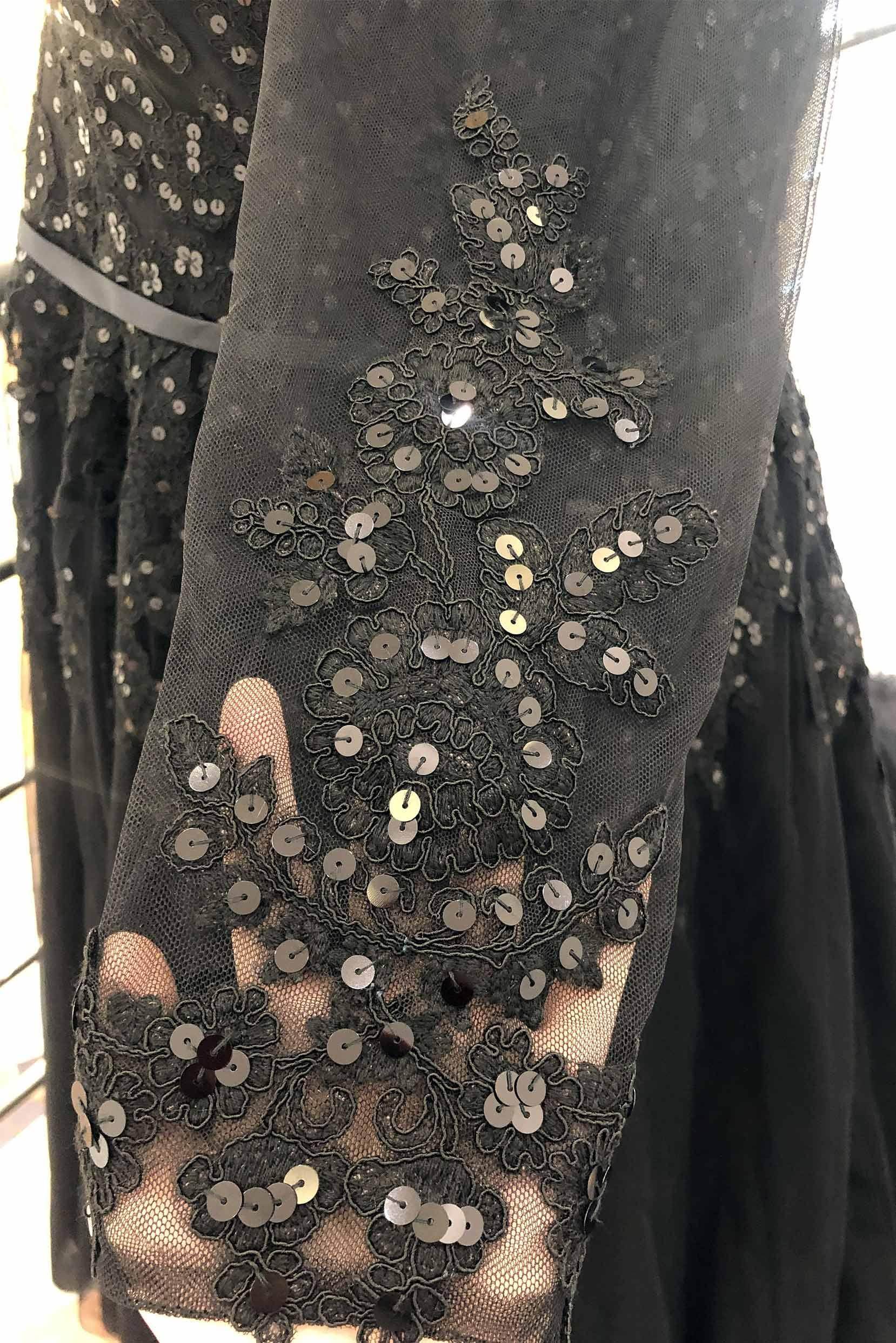 A-Line Court Train Lace and Tulle Wedding Dress LD4432 - COCOMELODY