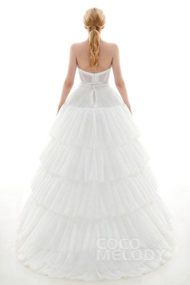 Ball Gown Court Train 4 Hoops Wedding Petticoats CP0016005 - COCOMELODY