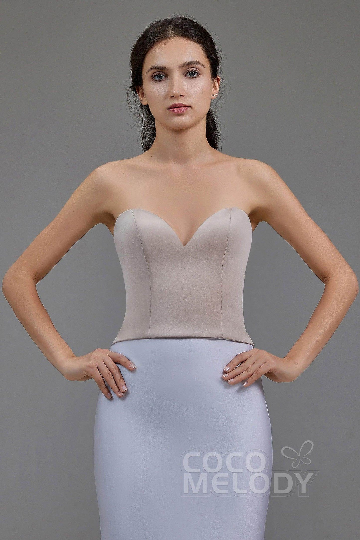 Short Knitted Fabric Wedding Lining LA18007 - COCOMELODY