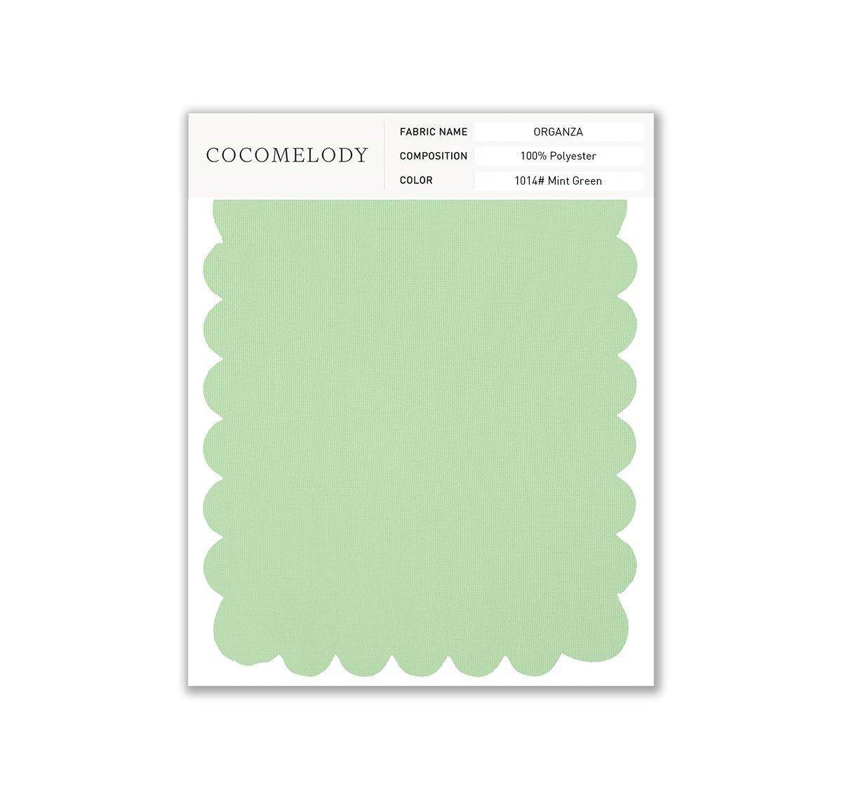 Organza Fabric Swatch in Single Color SWOR16006 - COCOMELODY