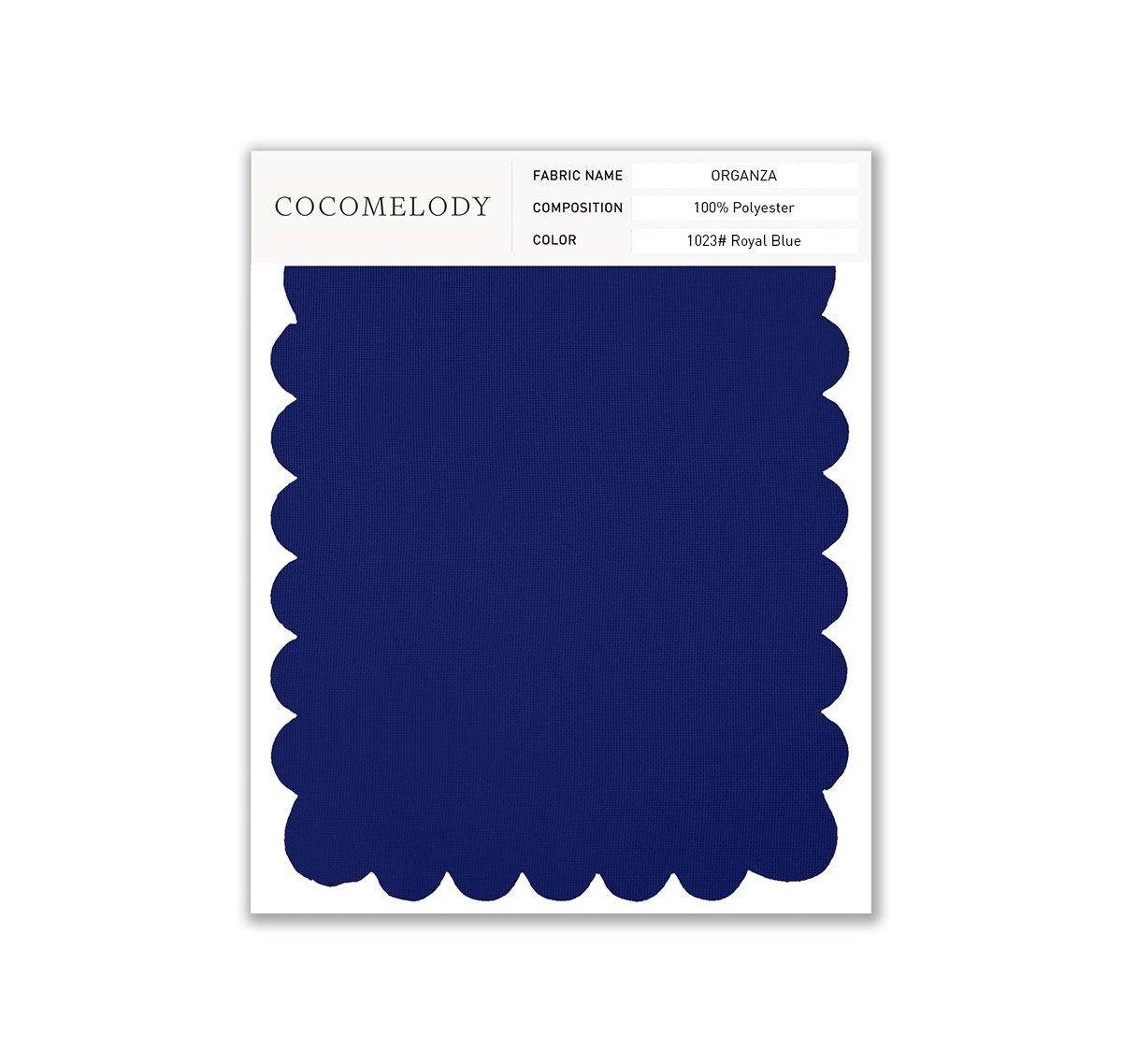 Organza Fabric Swatch in Single Color SWOR16006 - COCOMELODY