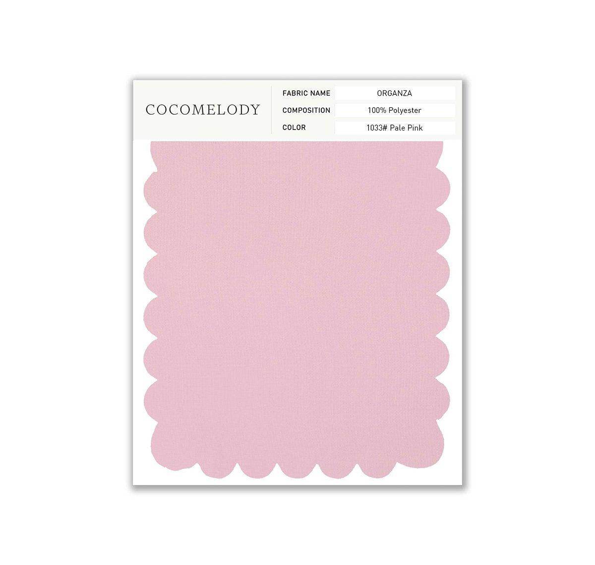 Organza Fabric Swatch in Single Color SWOR16006 - COCOMELODY