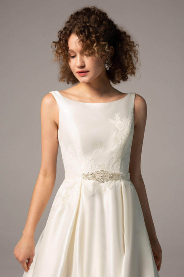 Tulle Wedding Sash with Rhinestone CC0055 - COCOMELODY