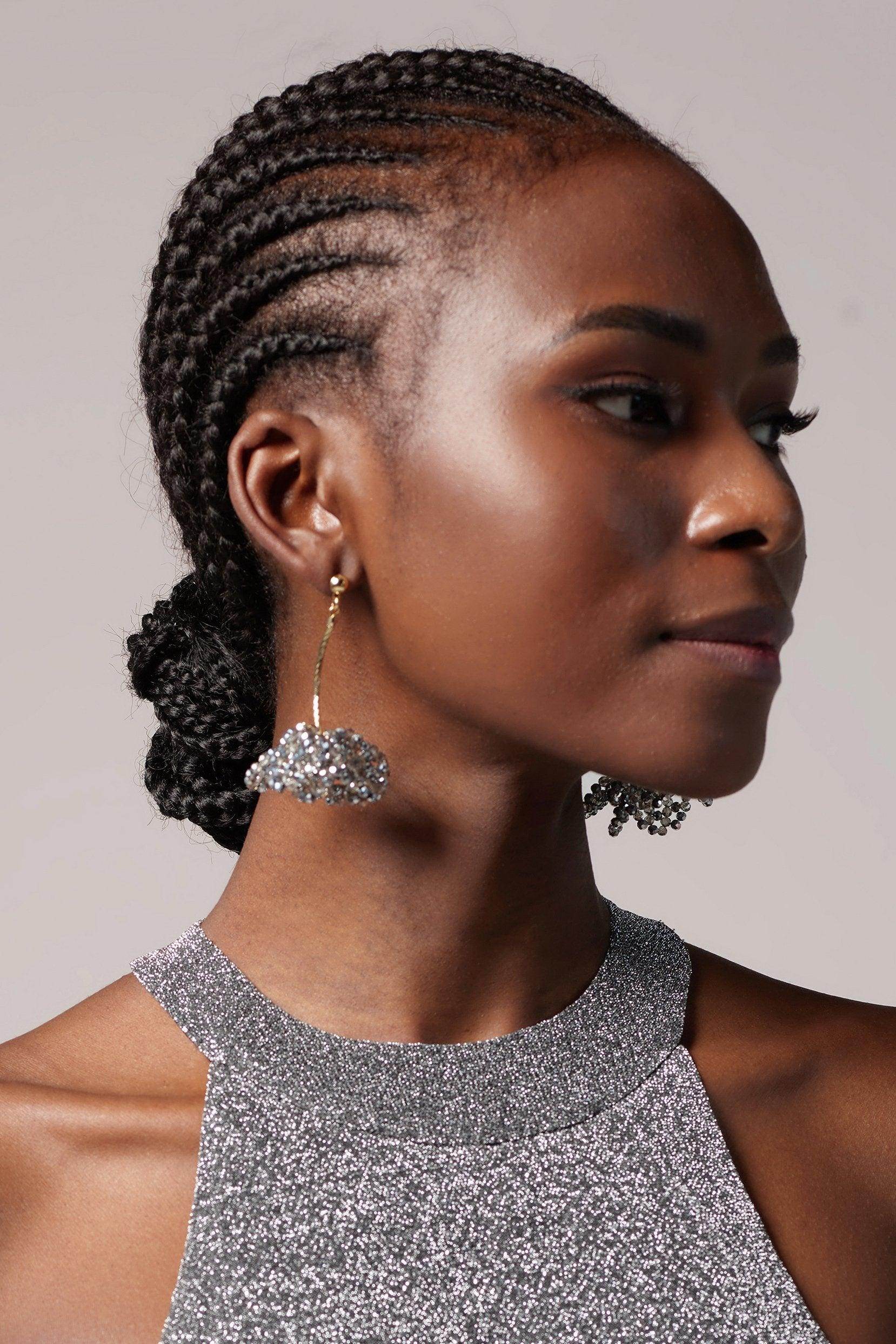 Fantastic Alloy Wedding Earrings with Crystals HG18006 - COCOMELODY