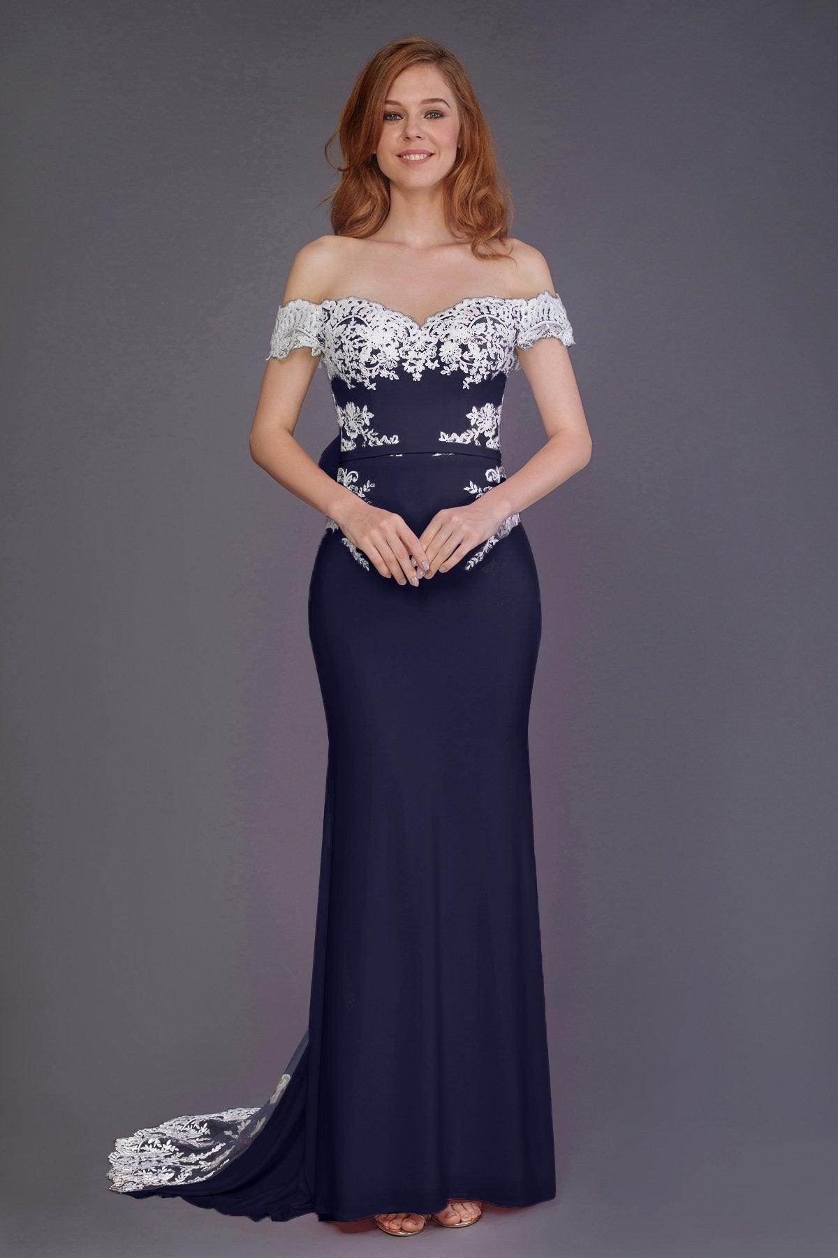 Mermaid Sweep Train Knitted Fabric Bridesmaid Dress PR3491 - COCOMELODY