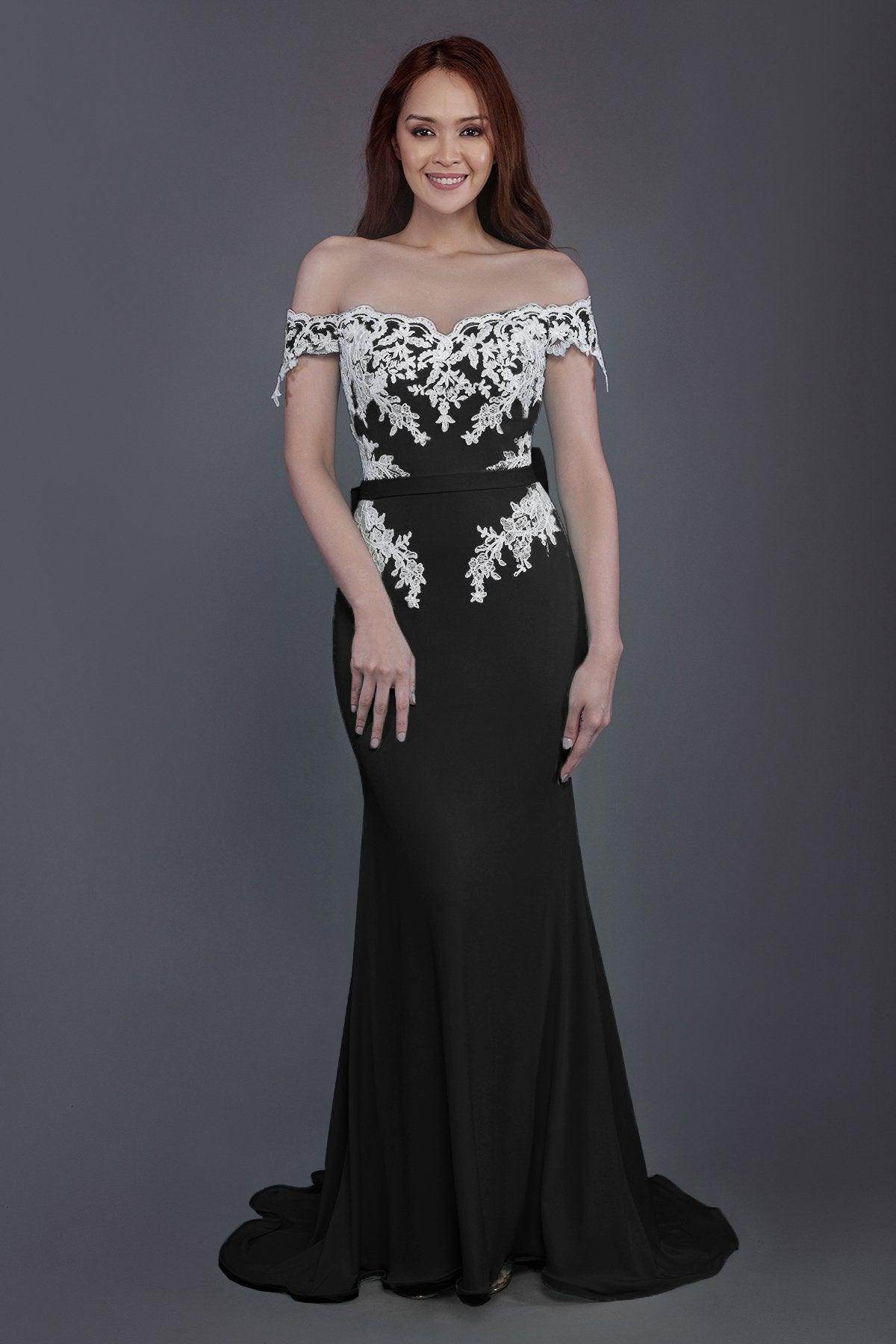 Mermaid Sweep Train Knitted Fabric Bridesmaid Dress PR3497 - COCOMELODY