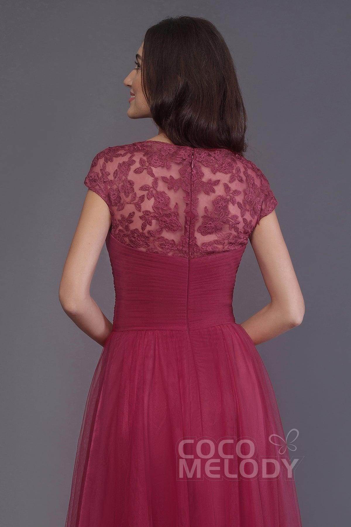 A-Line Knee Length Tulle Bridesmaid Dress PR3515 - COCOMELODY